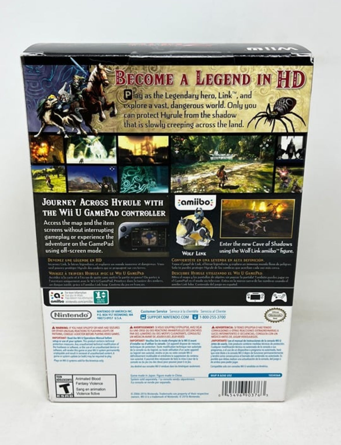 Nintendo Wii U - Legend of Zelda Twilight Princess HD Amiibo Bundle