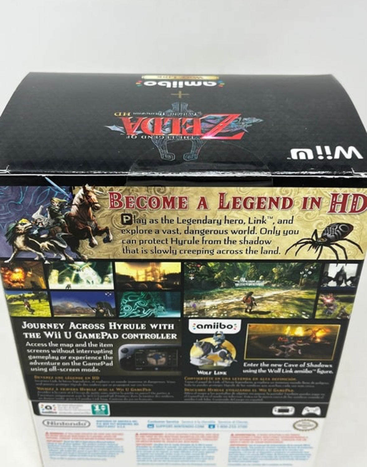Nintendo Wii U - Legend of Zelda Twilight Princess HD Amiibo Bundle