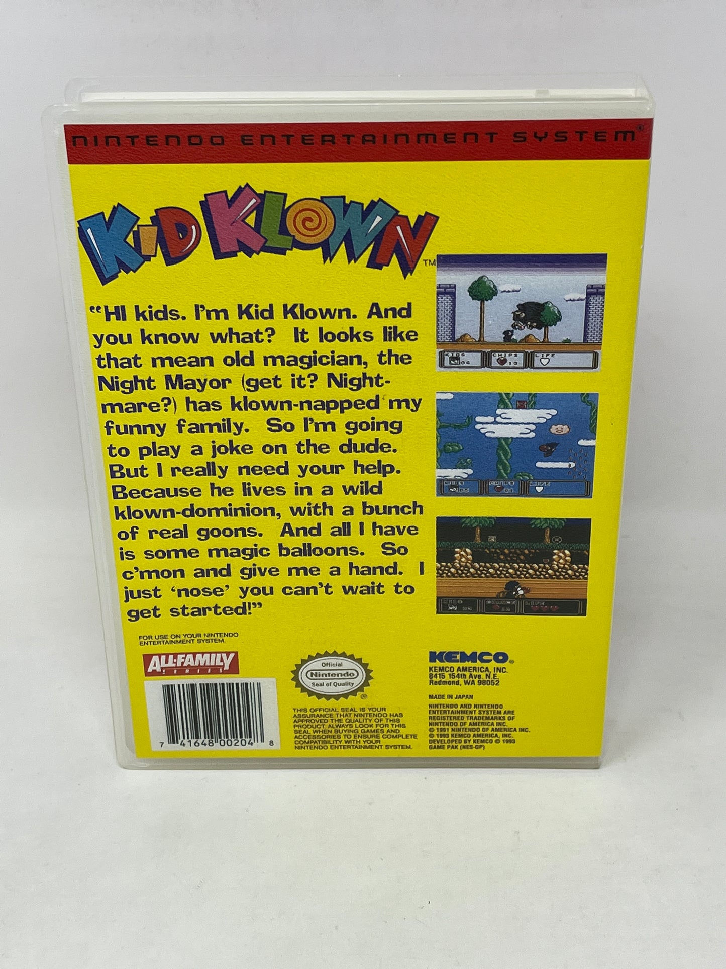 NES Nintendo - Kid Klown