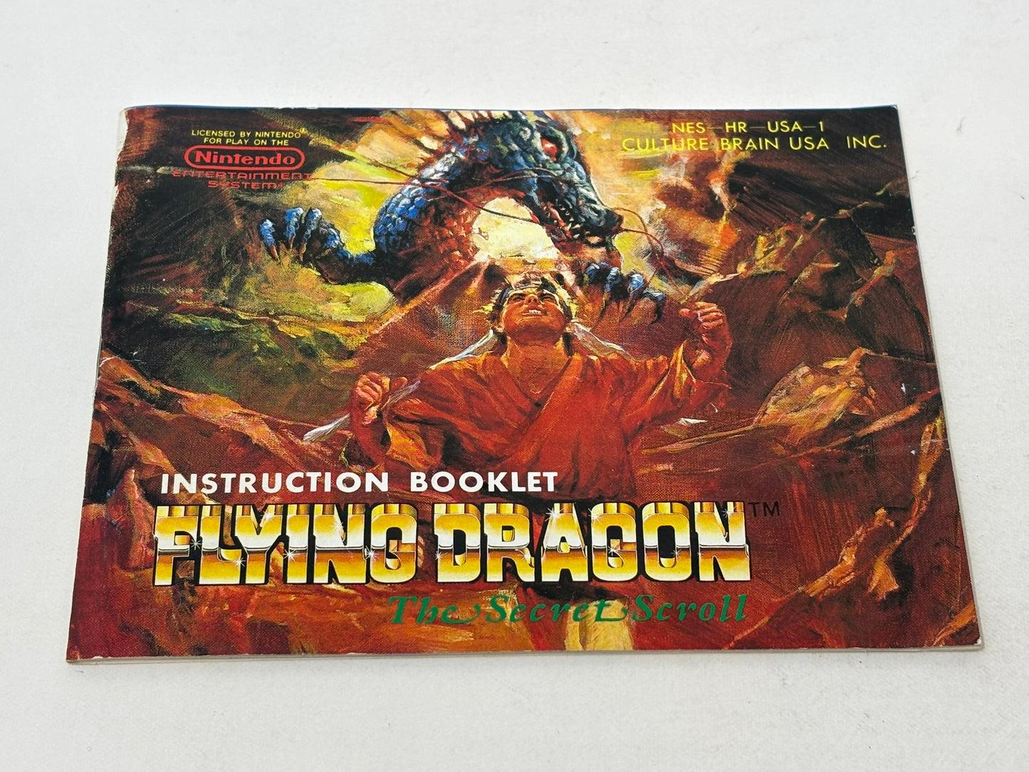 NES Nintendo - Flying Dragon: The Secret Scroll - Complete
