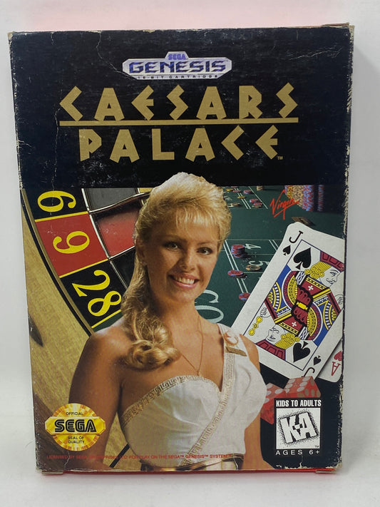 Sega Genesis - Caesar's Palace - Complete