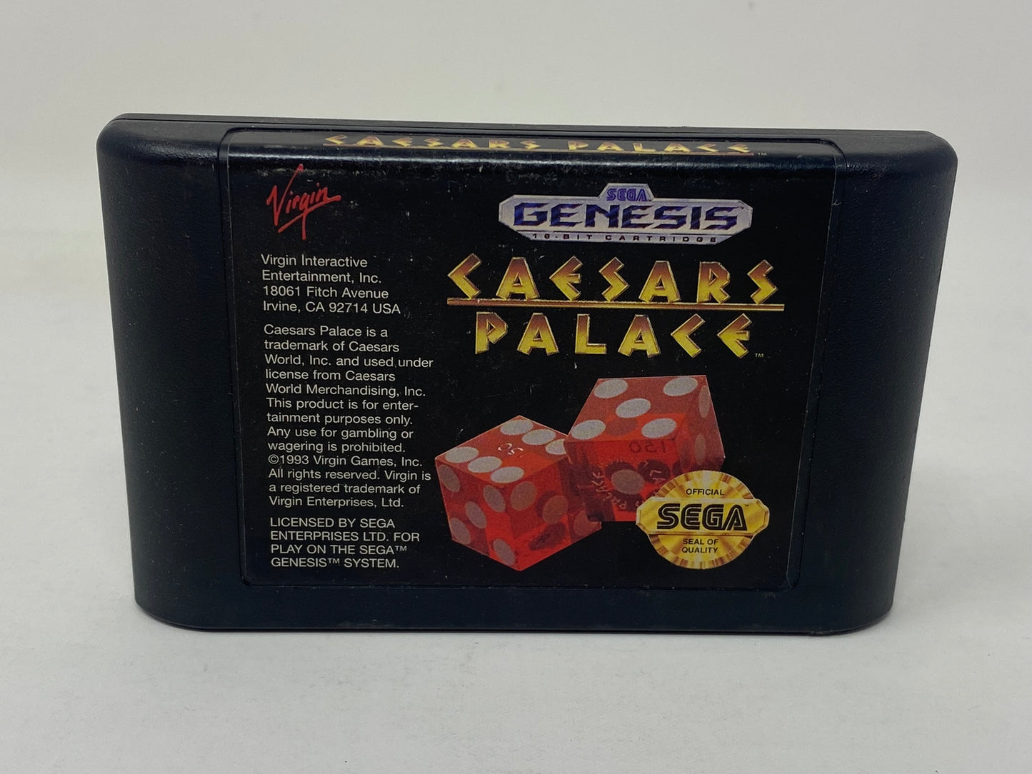 Sega Genesis - Caesar's Palace - Complete