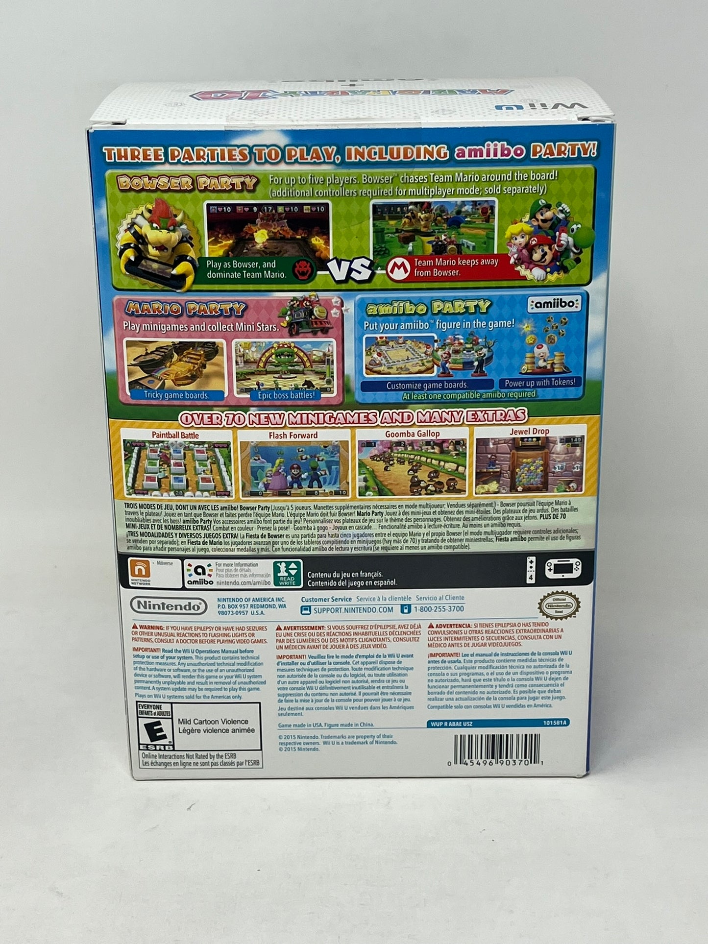 Nintendo Wii U - Mario Party 10 + Mario Amiibo Pack