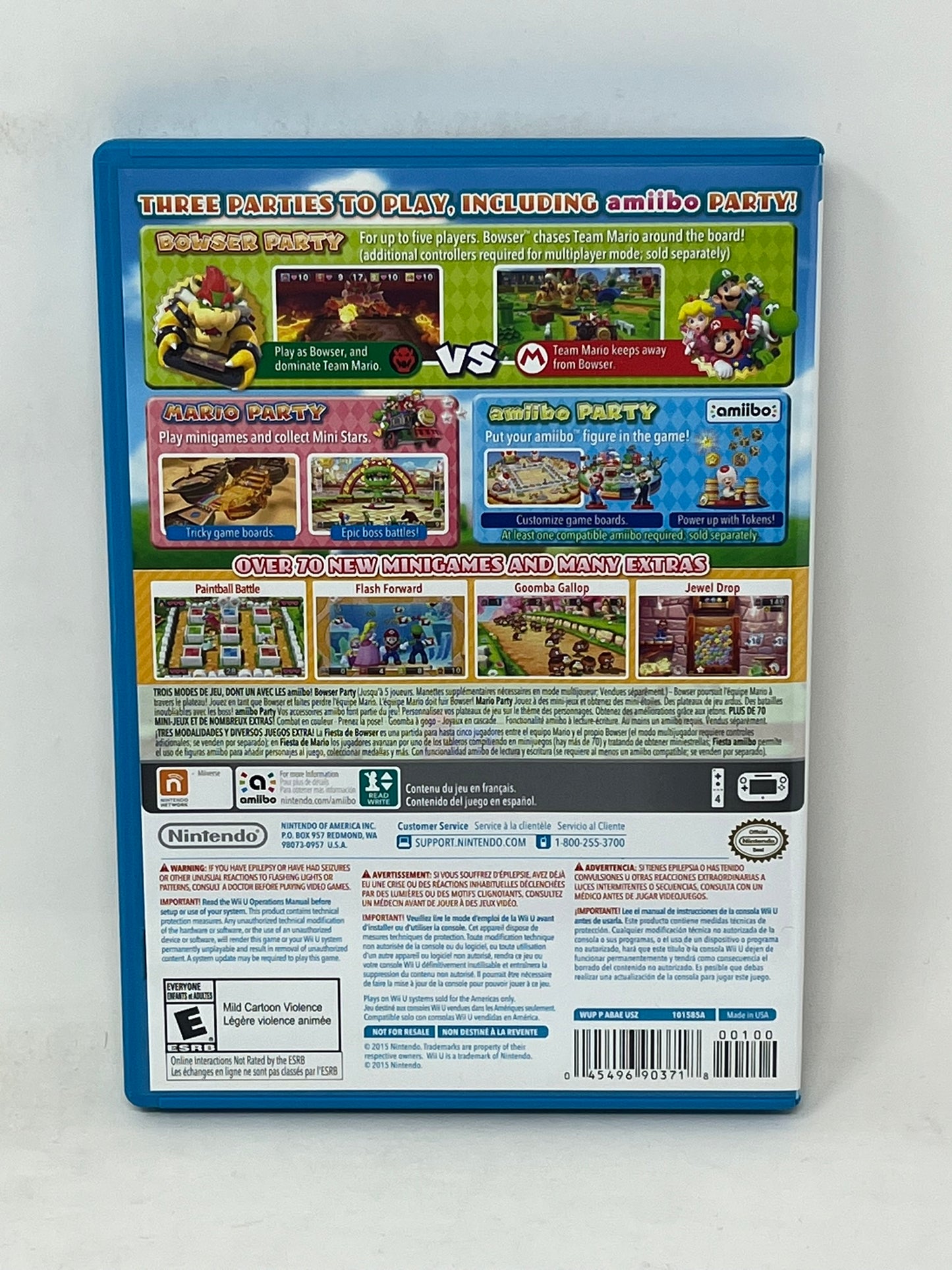Nintendo Wii U - Mario Party 10 + Mario Amiibo Pack