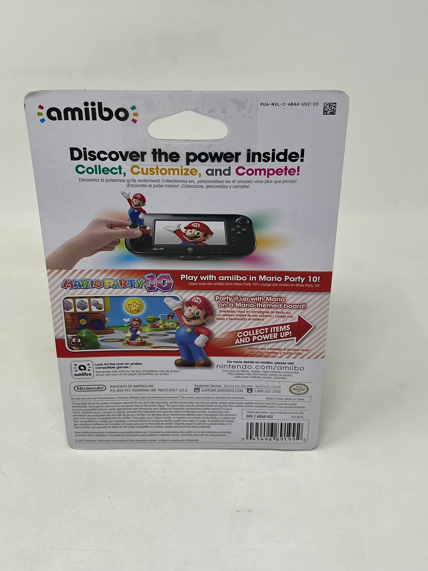 Nintendo Wii U - Mario Party 10 + Mario Amiibo Pack