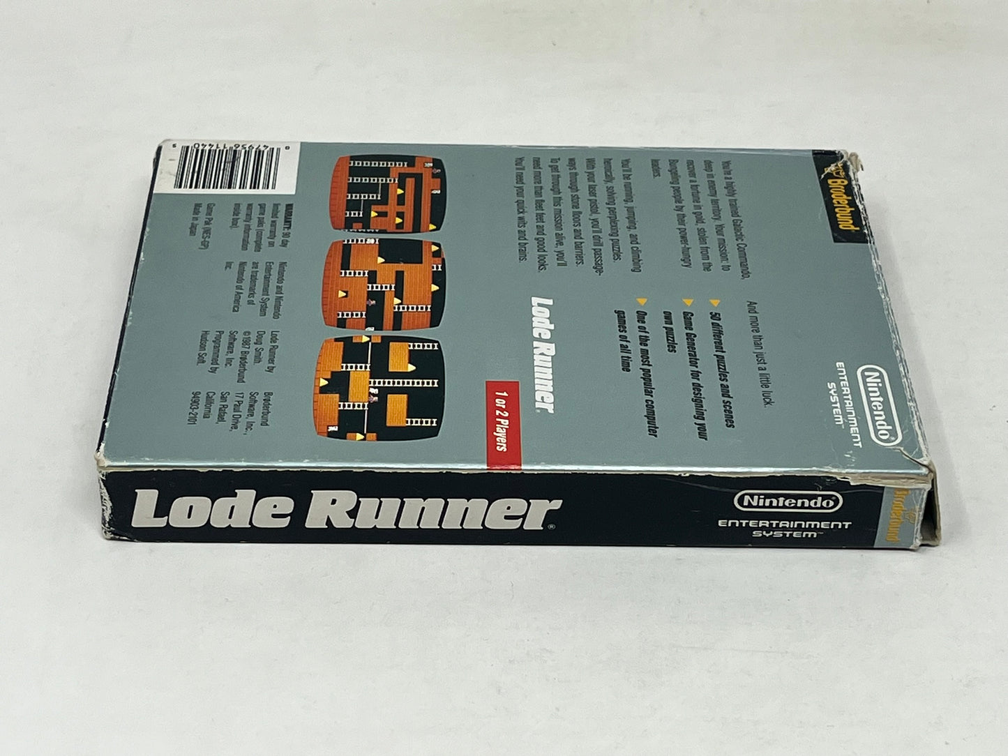 NES Nintendo - Lode Runner (5 Screw) - Complete