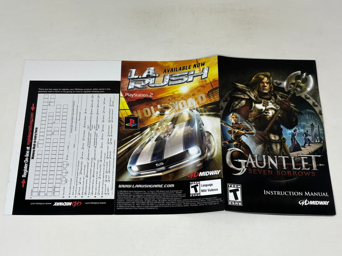 Sony PlayStation 2 - Gauntlet Seven Sorrows - Complete