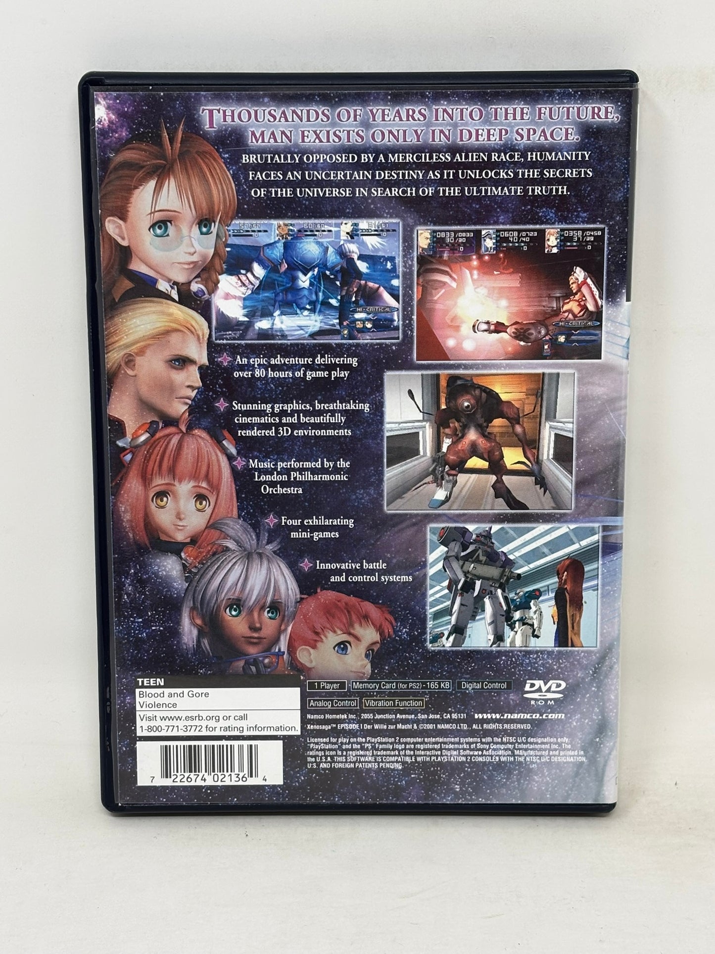 Sony PlayStation 2 - Xenosaga Episode I - Complete