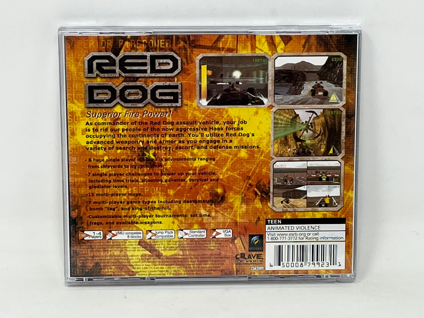 Sega Dreamcast - Red Dog - Complete