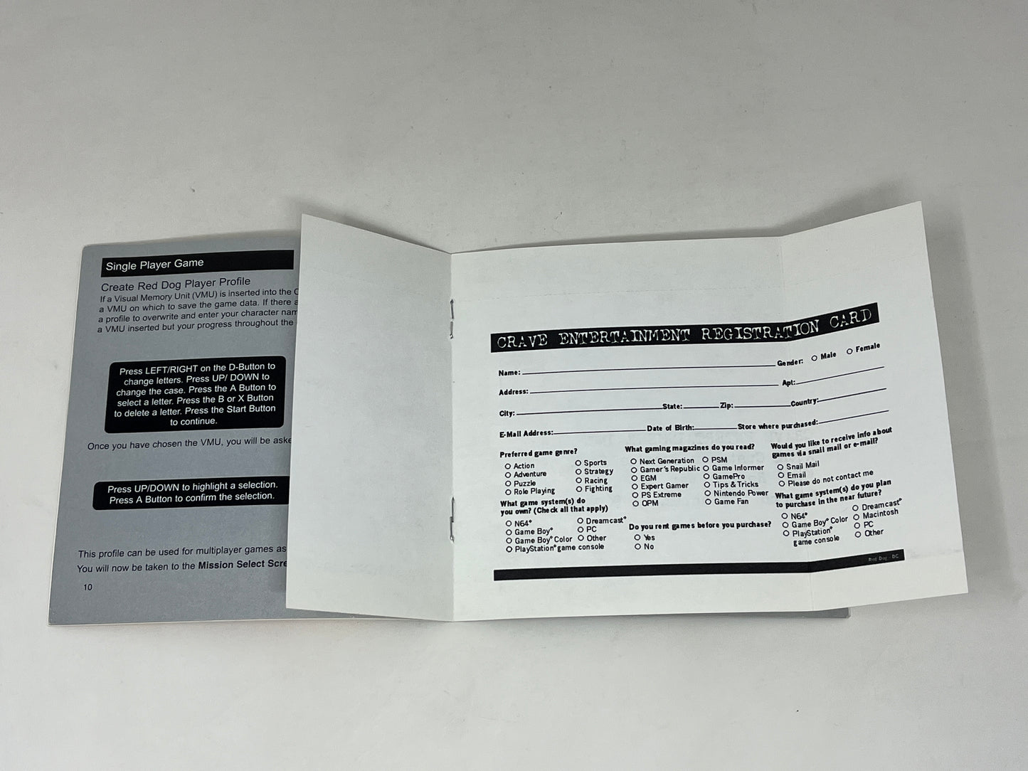 Sega Dreamcast - Red Dog - Complete