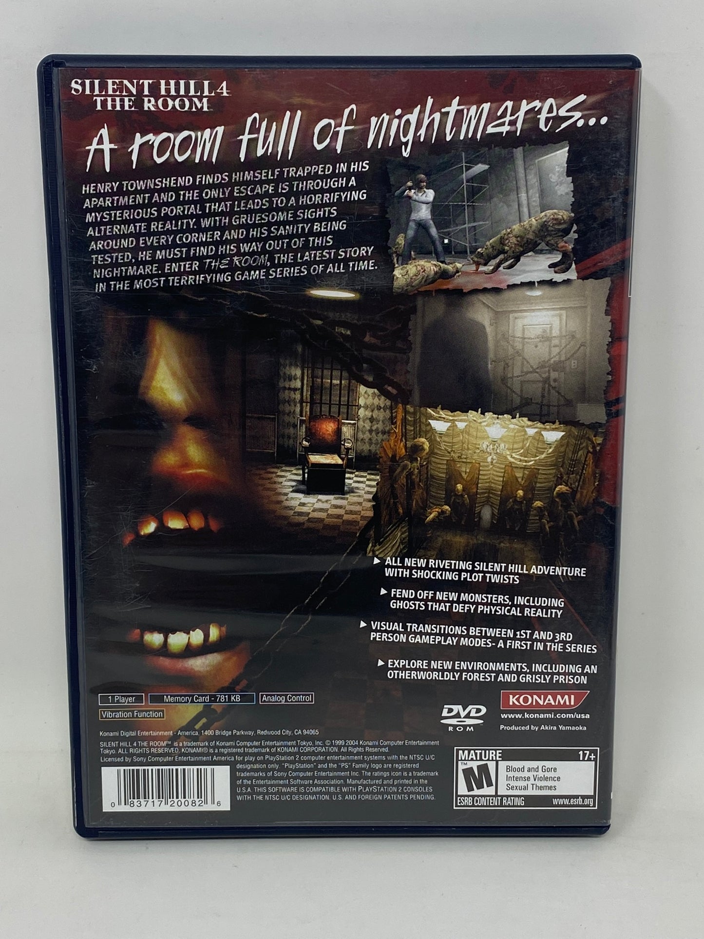Sony PlayStation 2 PS2 - Silent Hill 4 The Room - Complete