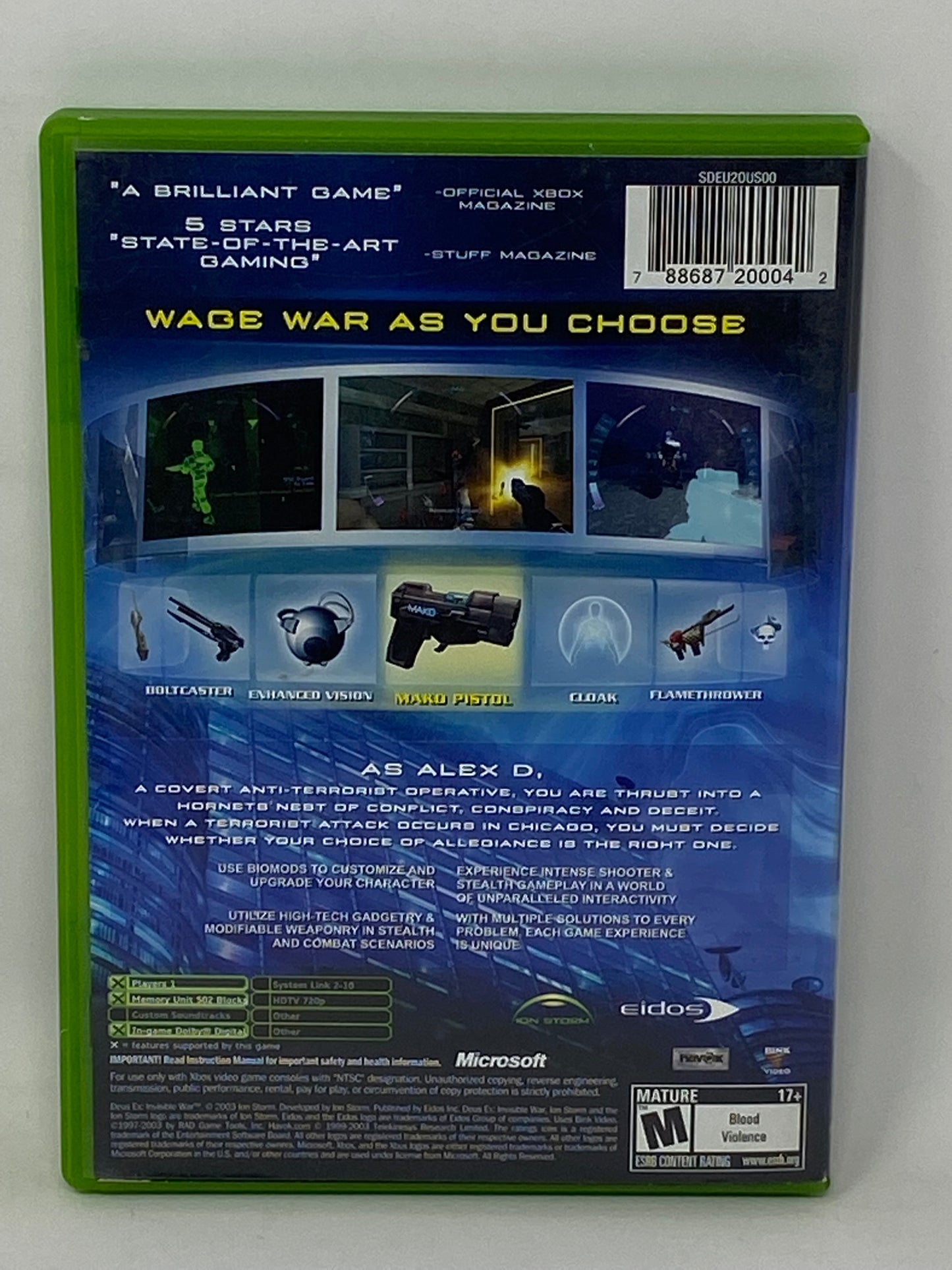 XBox - Deus Ex Invisible War