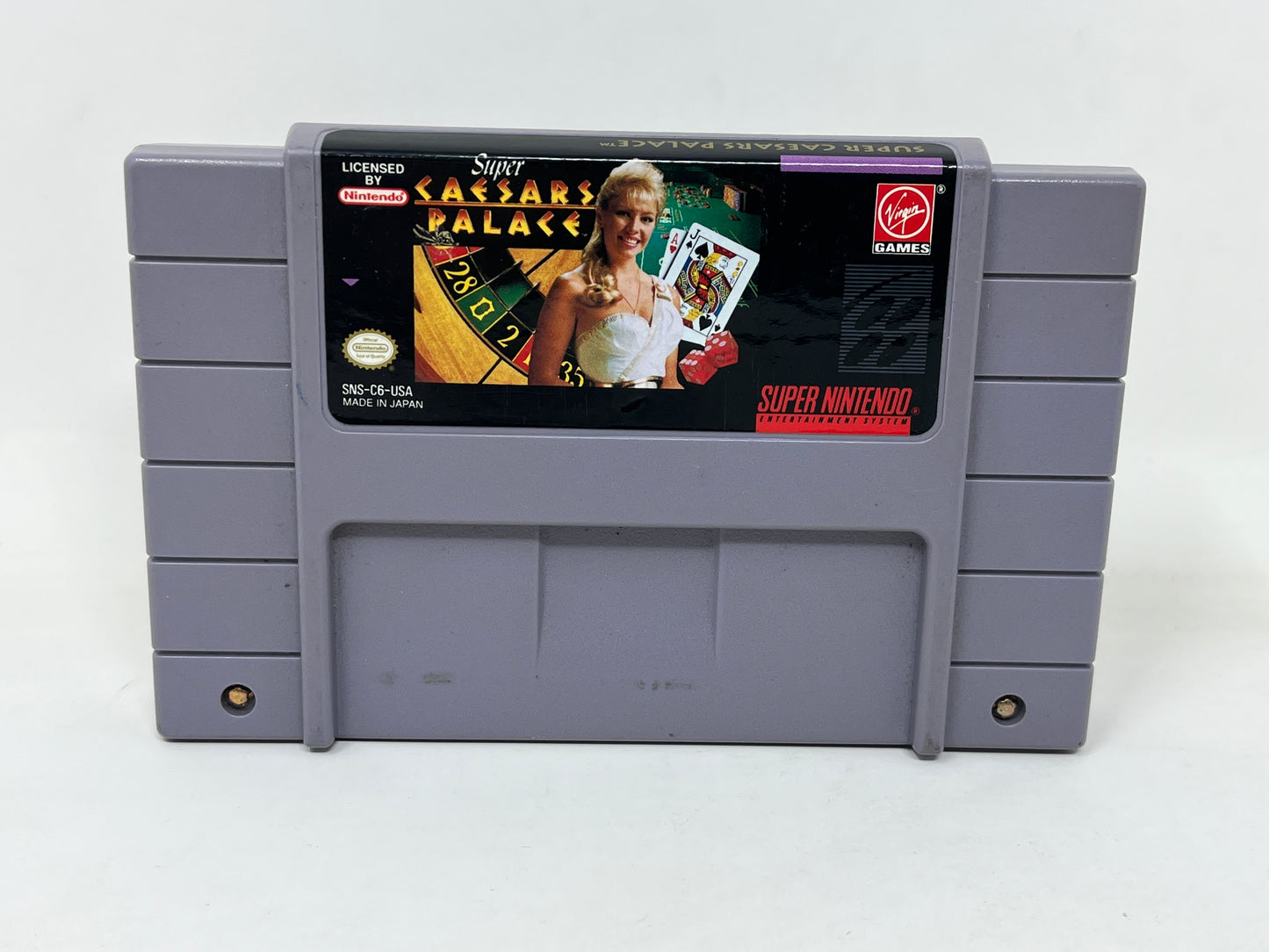 SNES Super Nintendo - Super Caesar's Palace