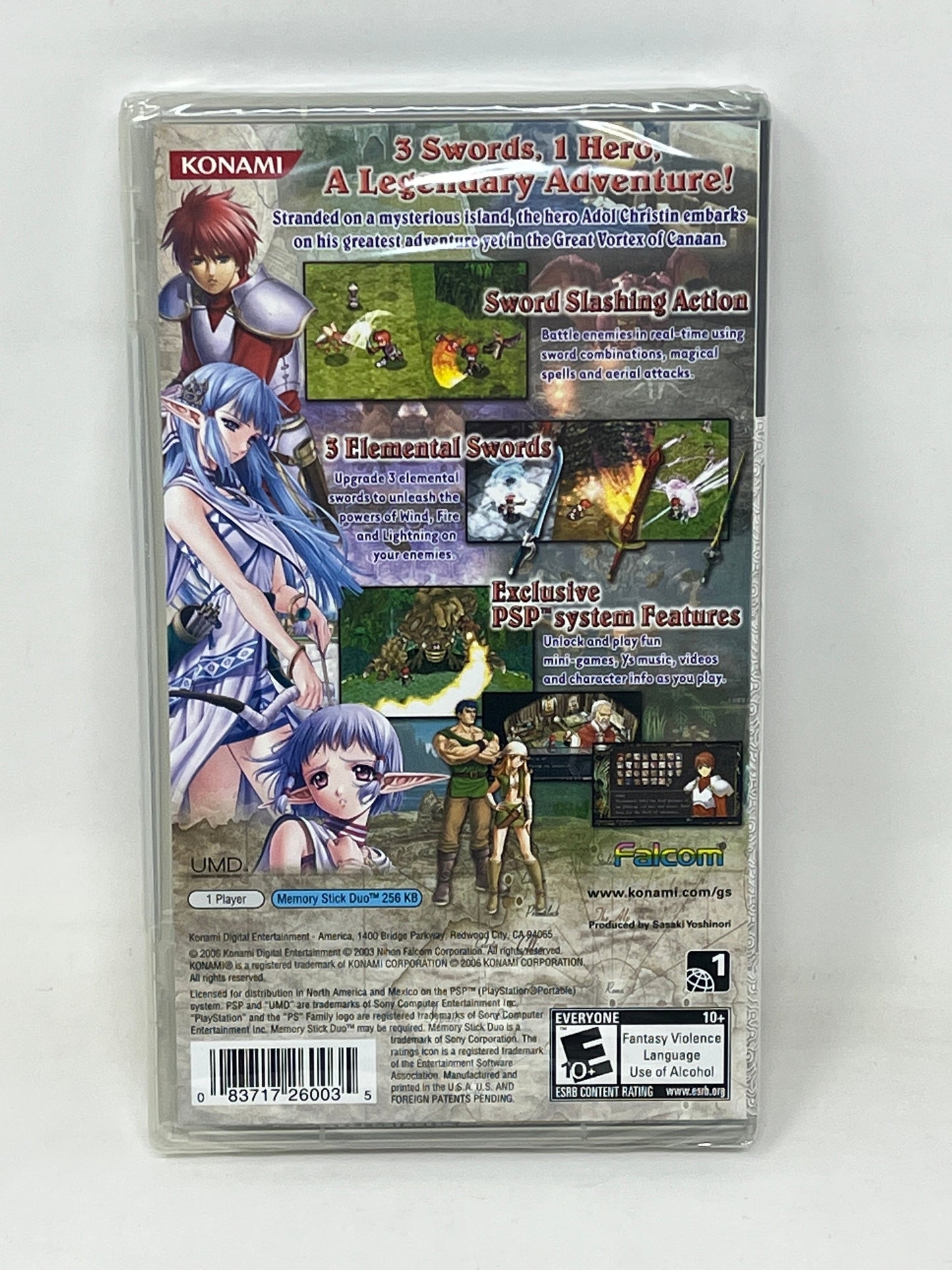 Sony PSP - Y's Ark of Napishtim - Sealed