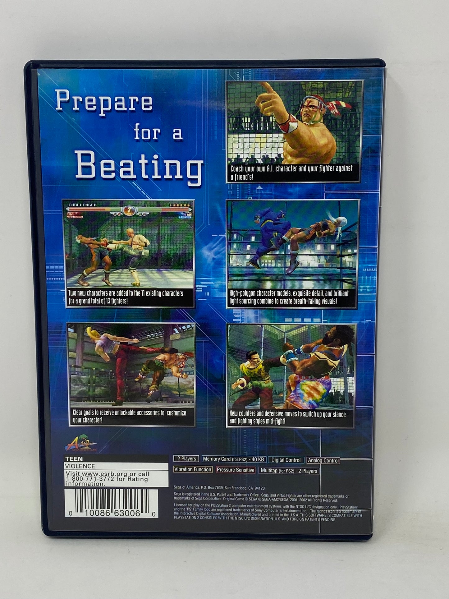 Sony PlayStation 2 PS2 - Virtua Fighter 4 - Complete