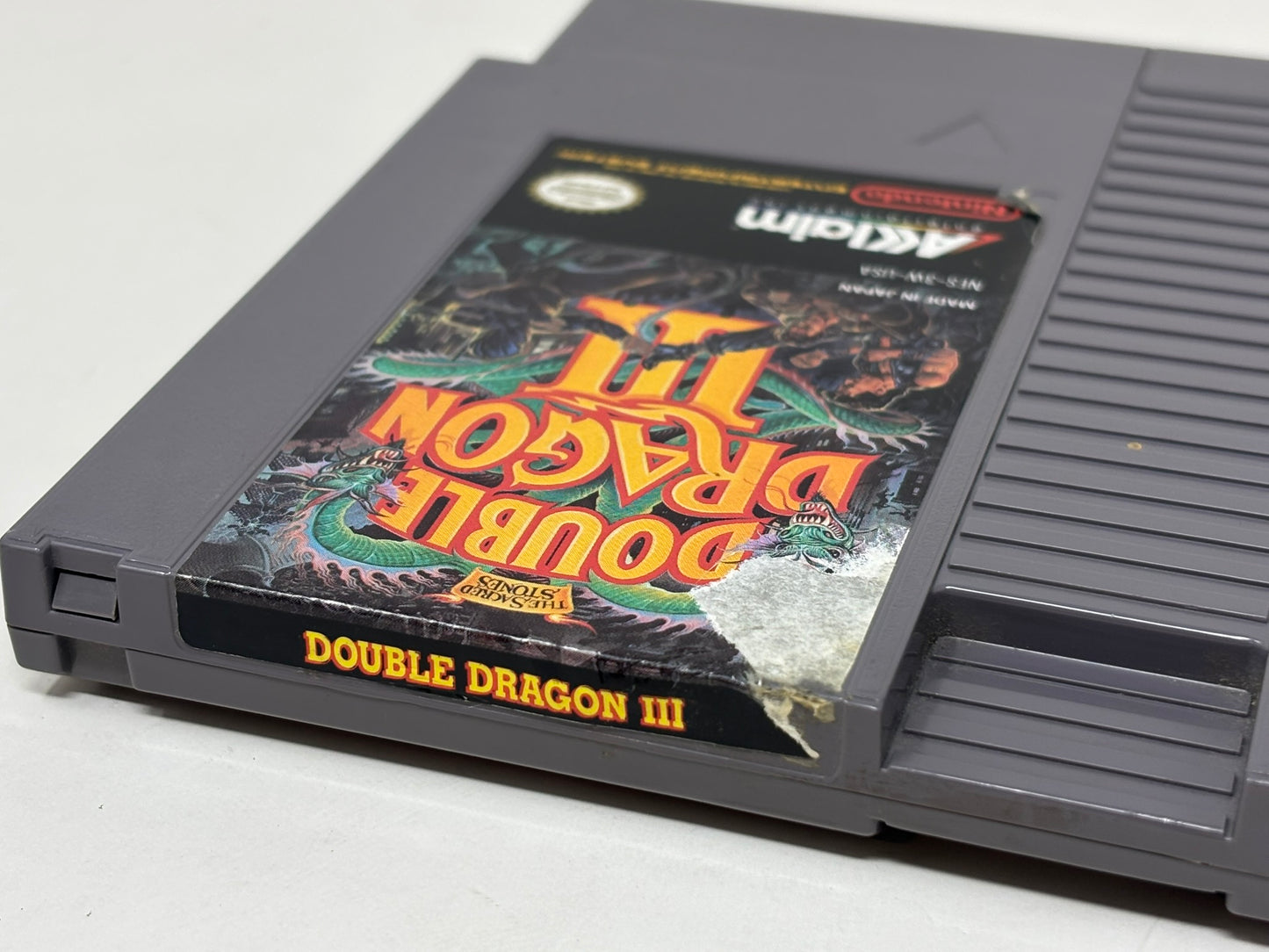 NES Nintendo - Double Dragon III 3