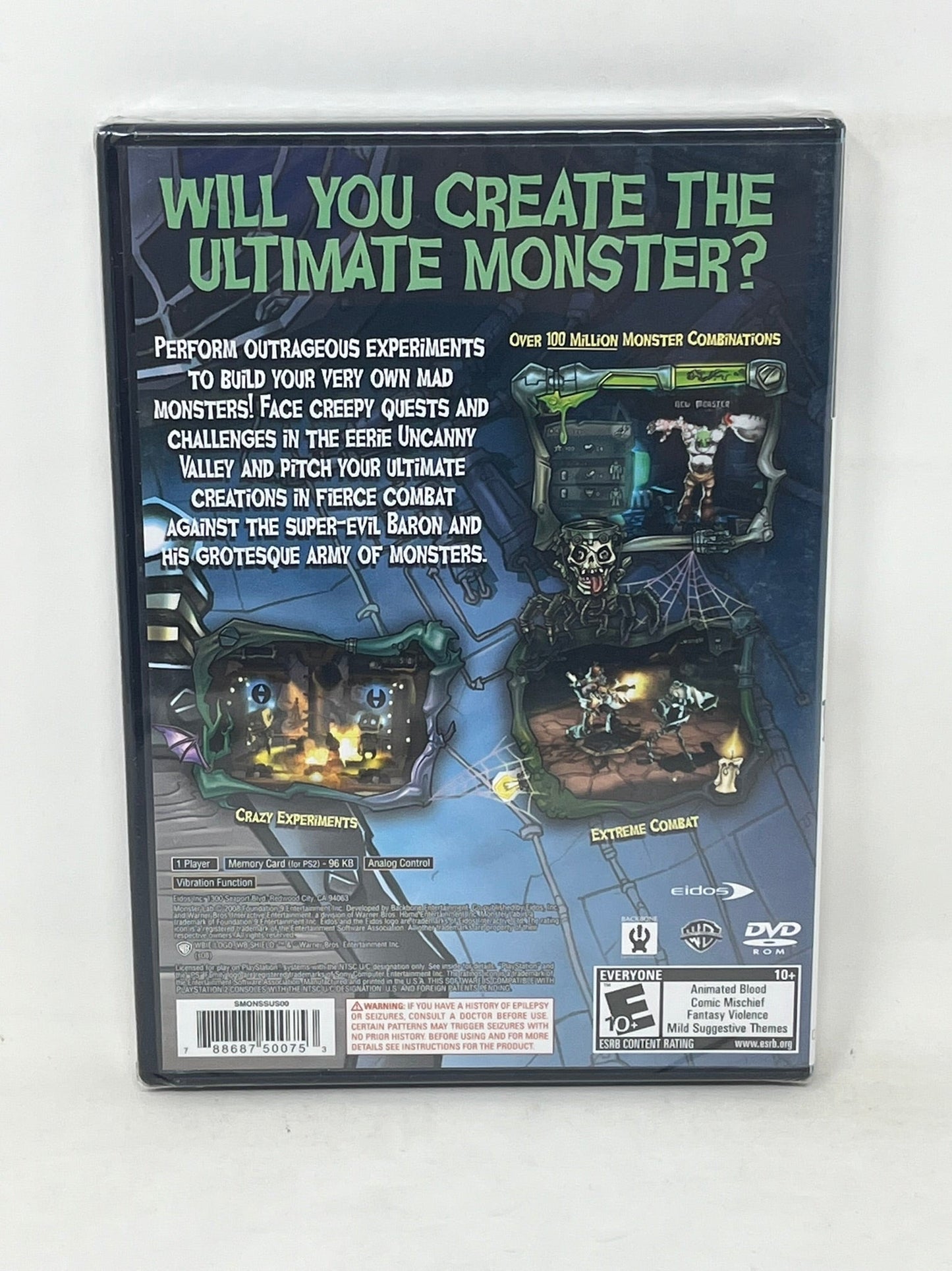 Sony PlayStation 2 - Monster Lab - Sealed