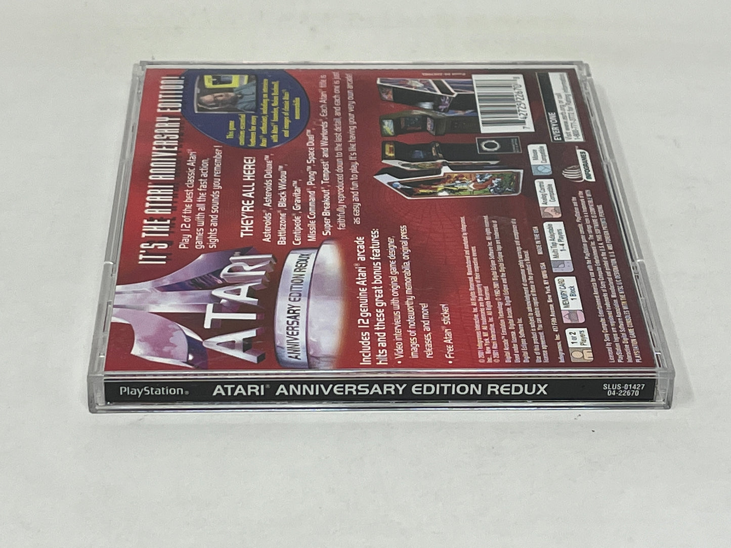 Sony PlayStation - Atari Anniversary Edition Redux - Complete
