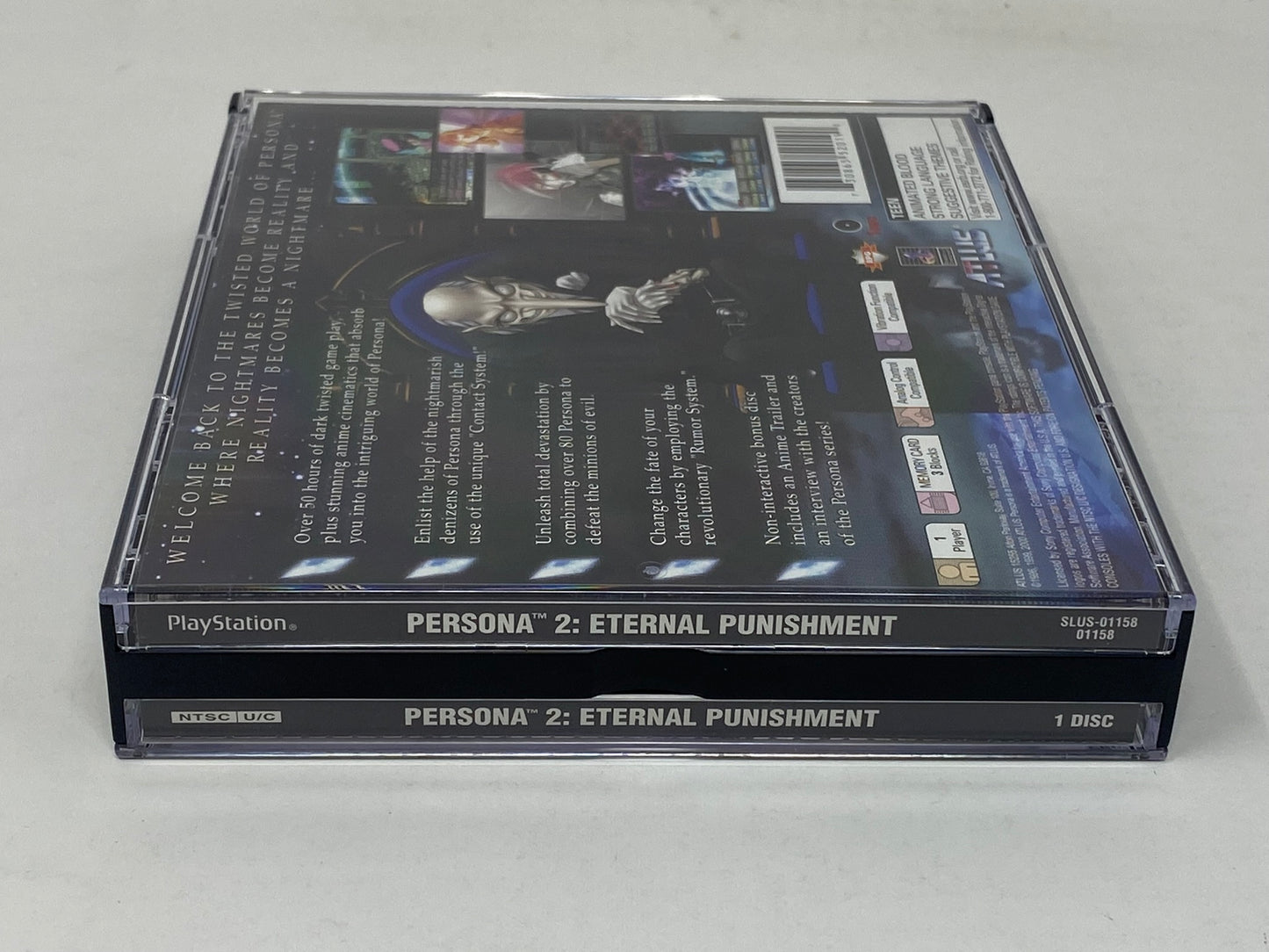 Sony PlayStation PS1 - Persona 2 Eternal Punishment - Complete