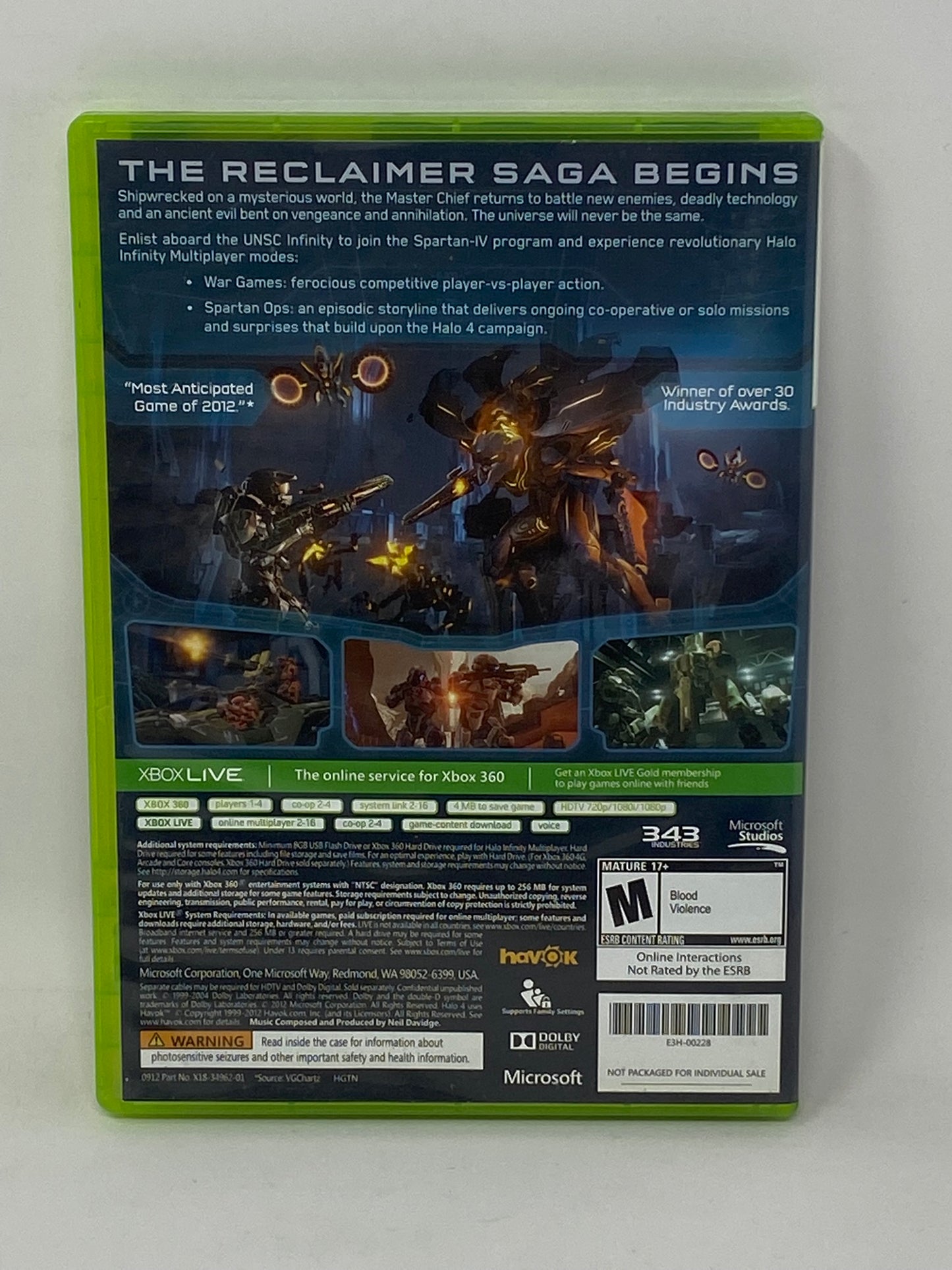 Xbox 360 - Halo 4 (Not for Resale)