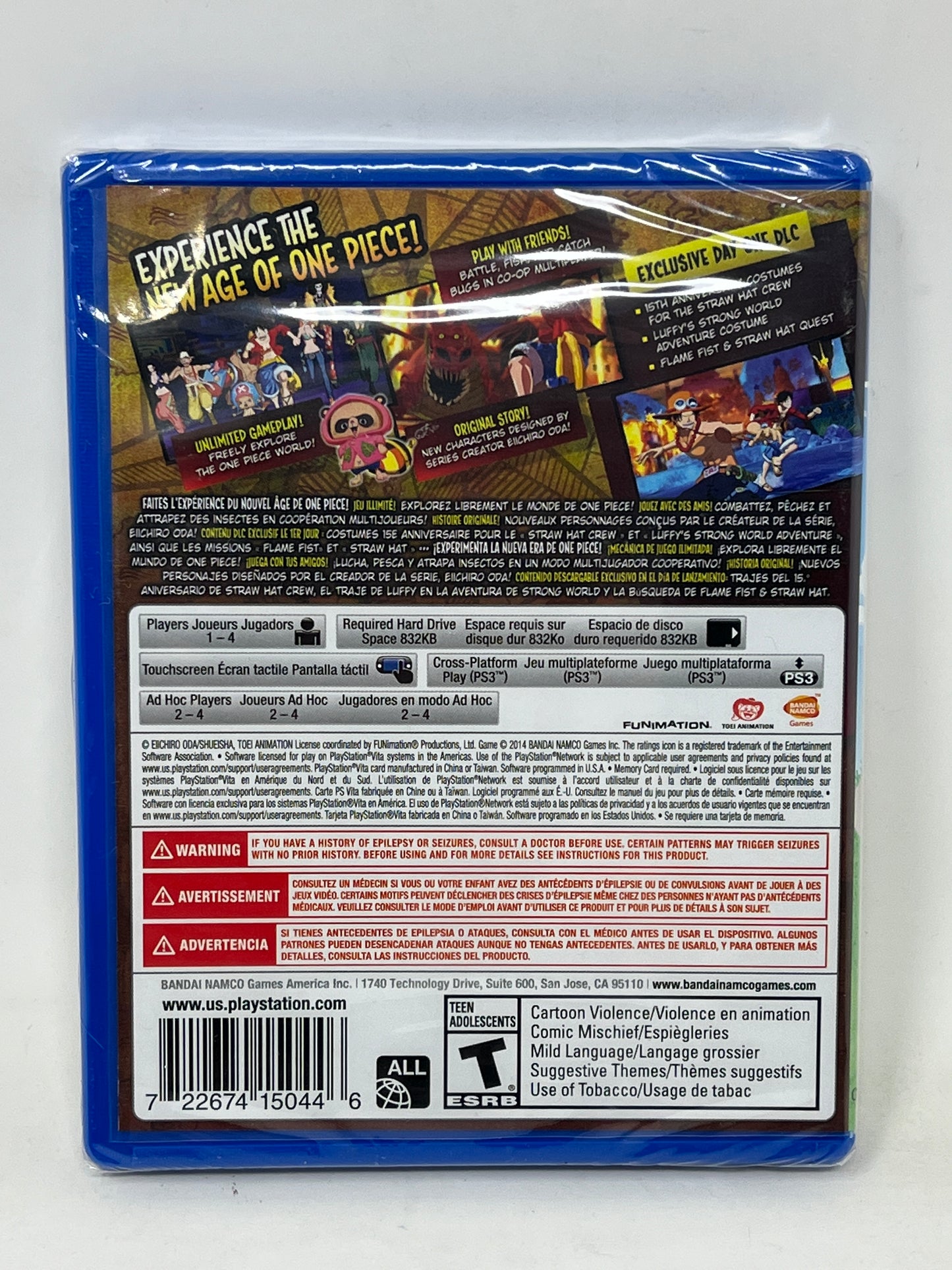 PlayStation Vita - One Piece: Unlimited World Red (Day One Edition) - Sealed