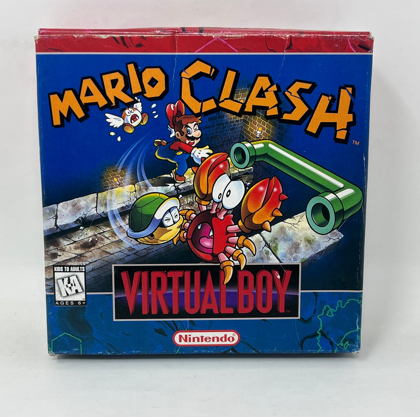 Nintendo Virtual Boy - Mario Clash - Complete