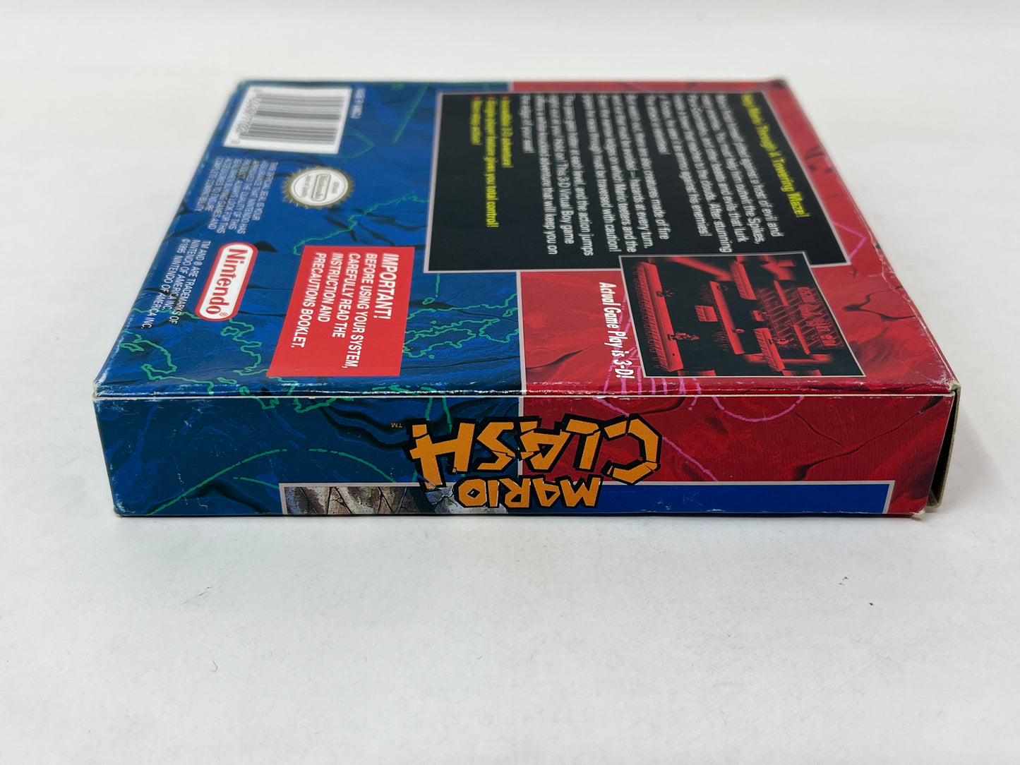 Nintendo Virtual Boy - Mario Clash - Complete