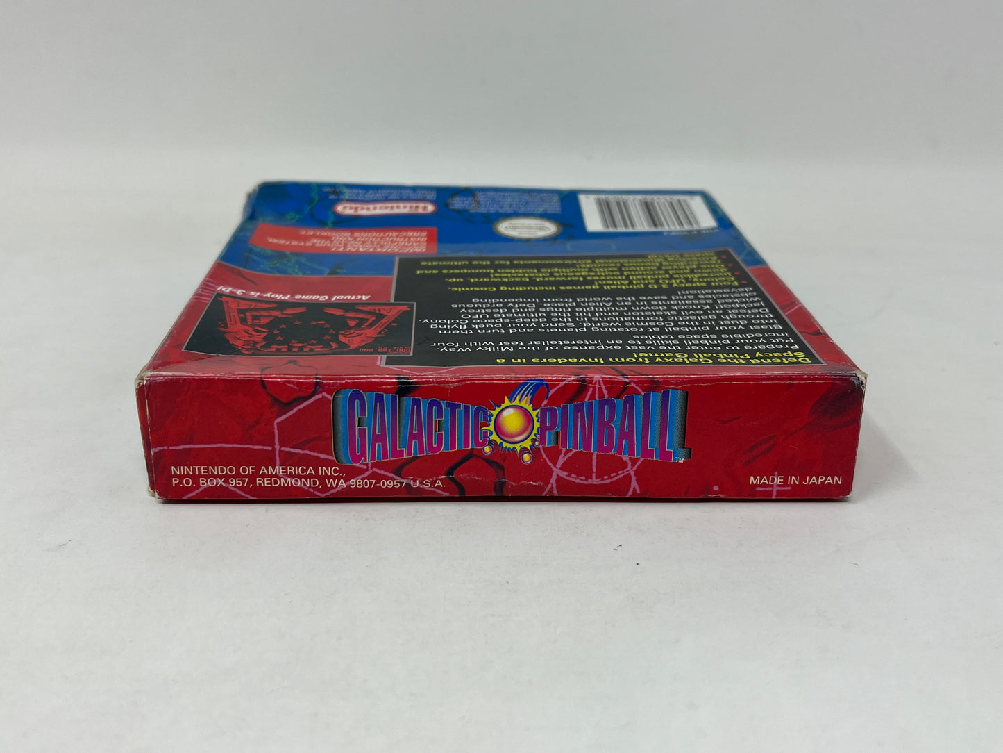 Nintendo Virtual Boy - Galactic Pinball - Complete