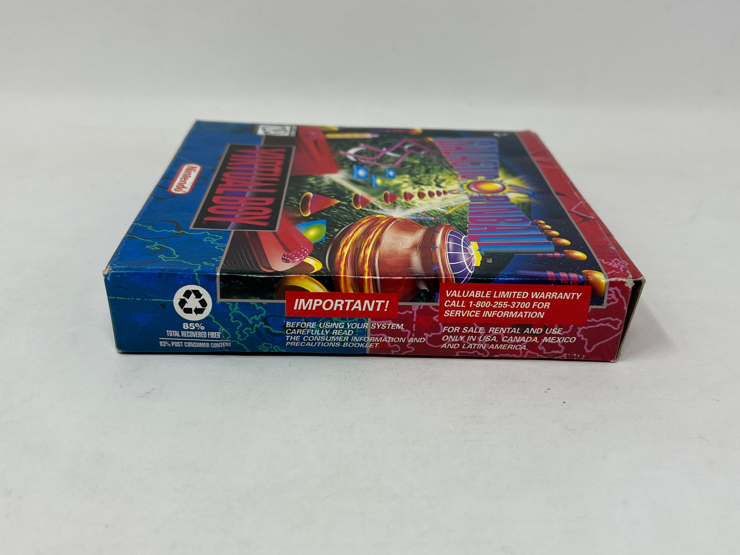 Nintendo Virtual Boy - Galactic Pinball - Complete