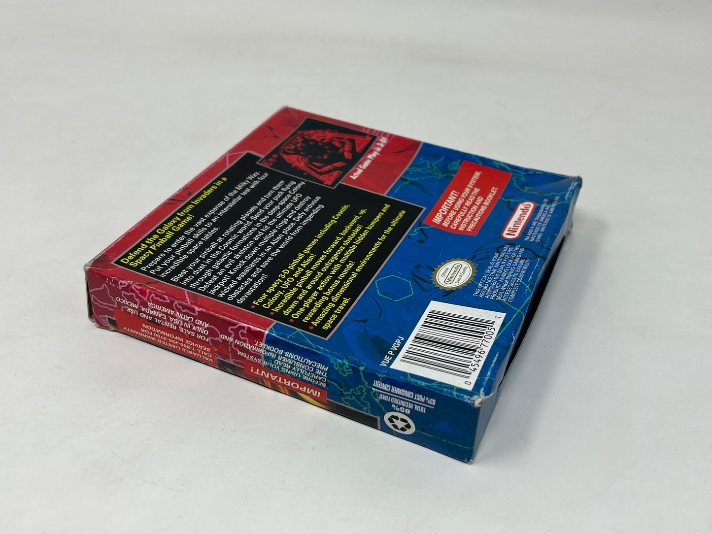 Nintendo Virtual Boy - Galactic Pinball - Complete