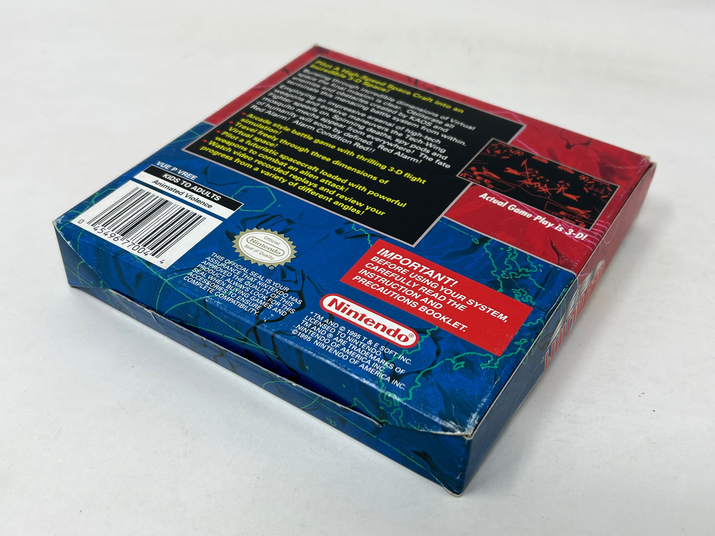 Nintendo Virtual Boy - Red Alarm - Complete