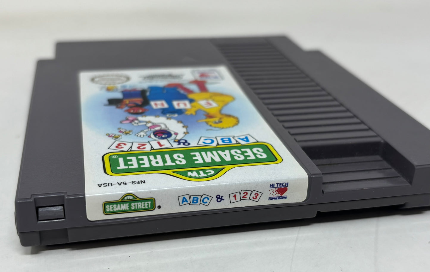 NES Nintendo - Sesame Street ABC & 123 - Complete