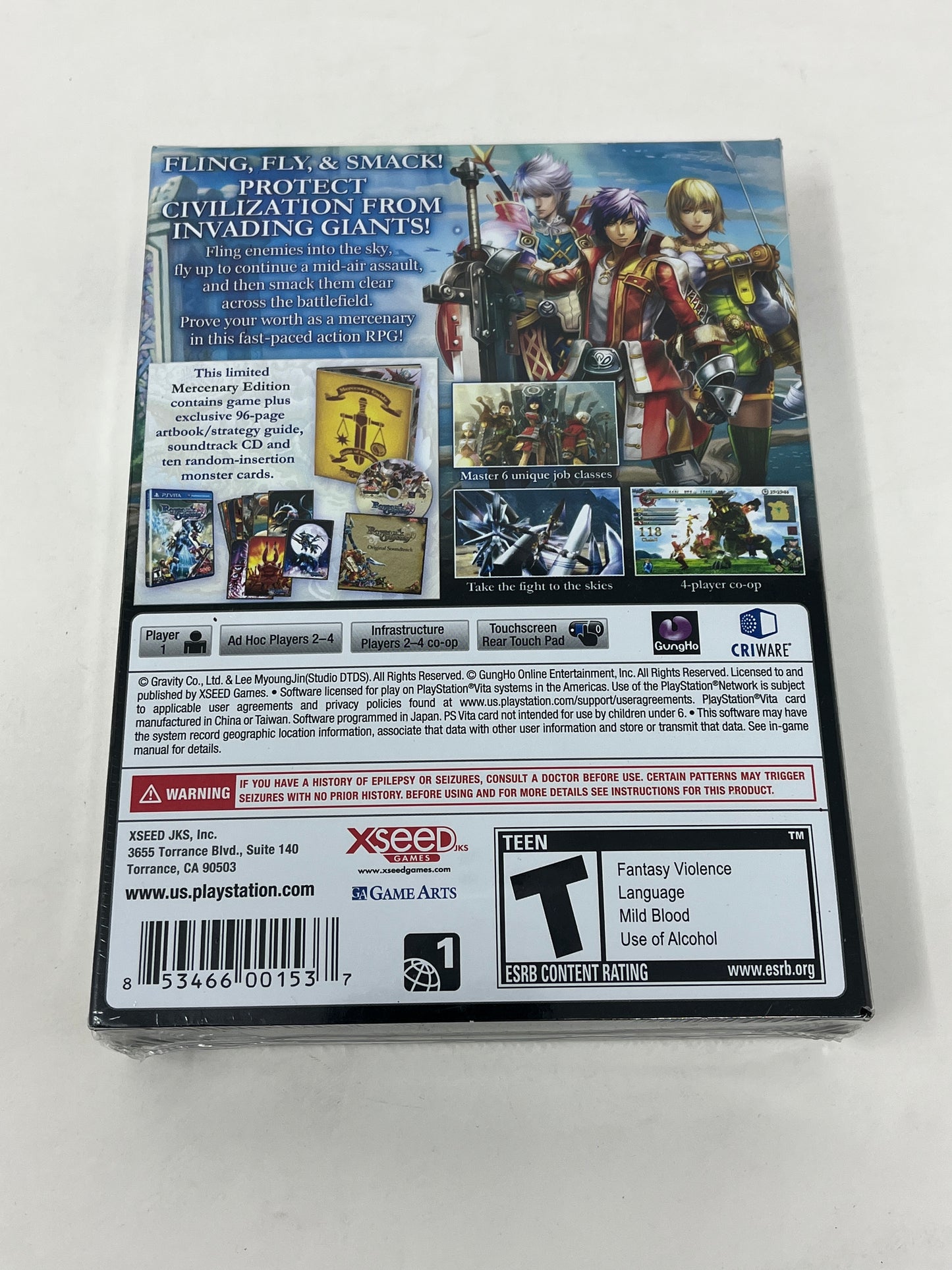 PlayStation Vita - Ragnarok Odyssey Mercenary Edition