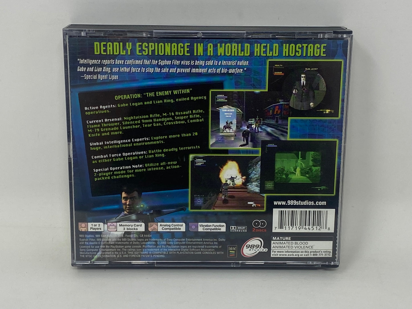 Sony PlayStation - Syphon Filter 2 - Complete