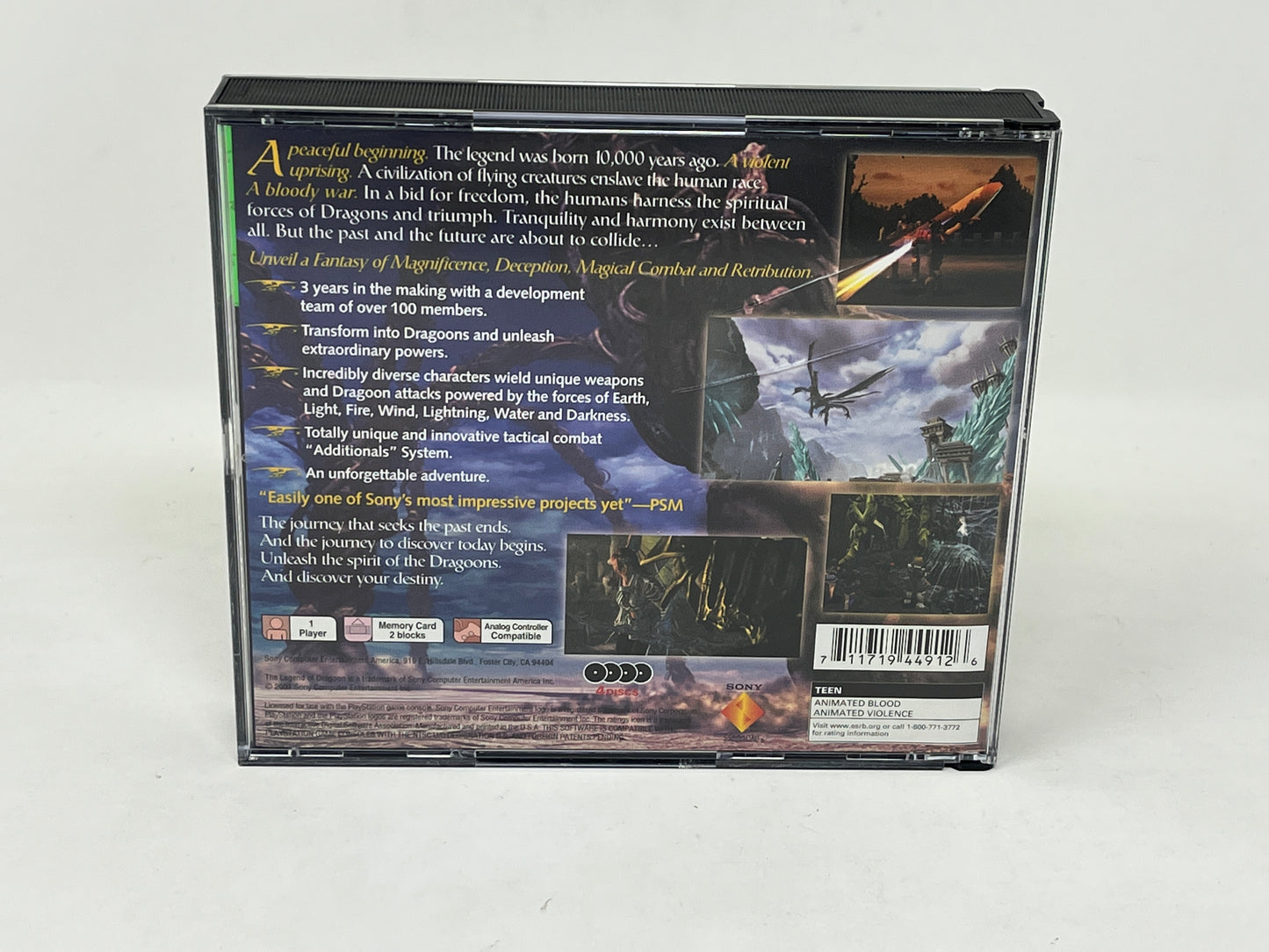 Sony PlayStation - Legend of Dragoon (Greatest Hits) Complete