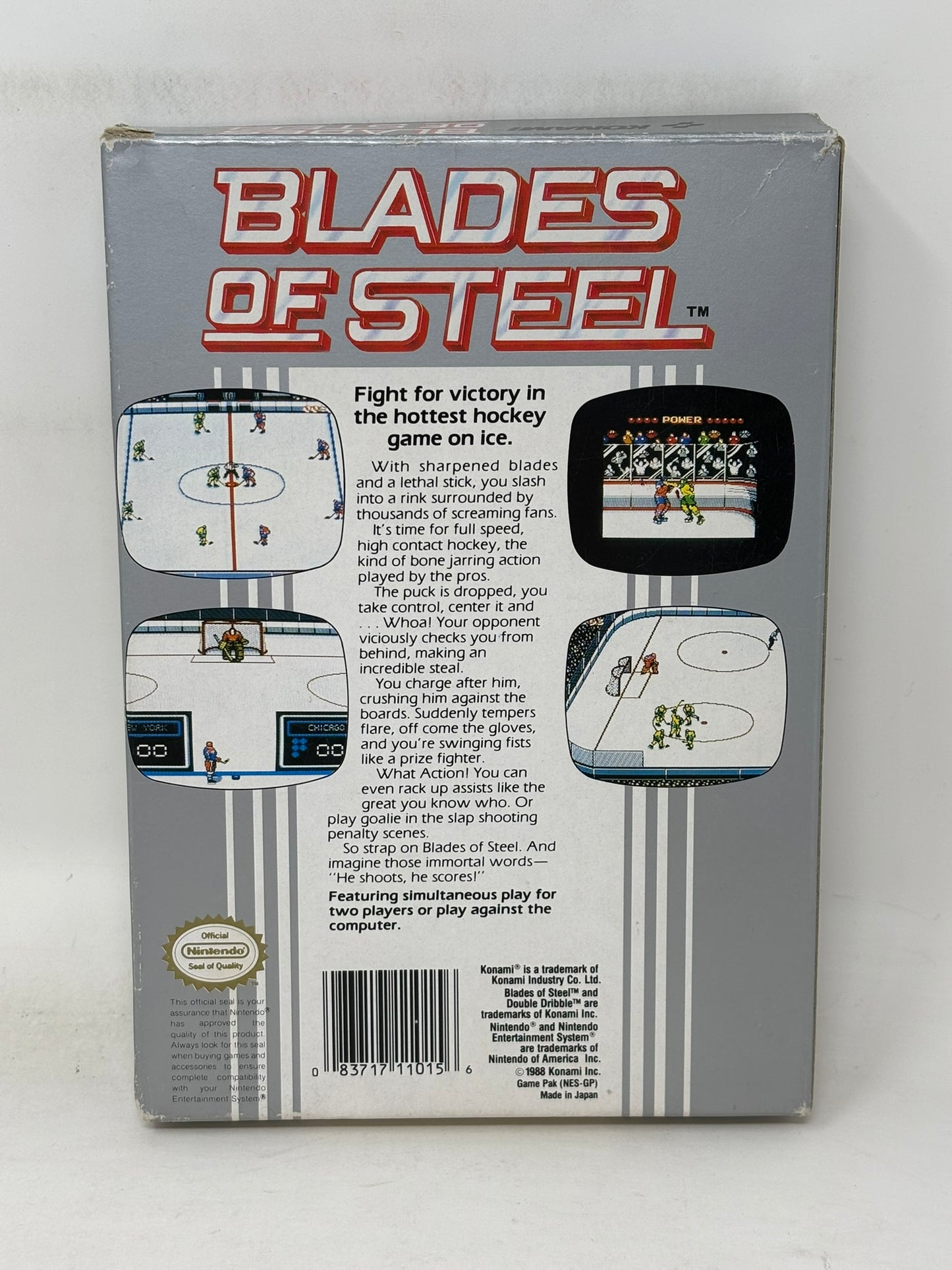 NES Nintendo - Blades of Steel Hockey - Complete