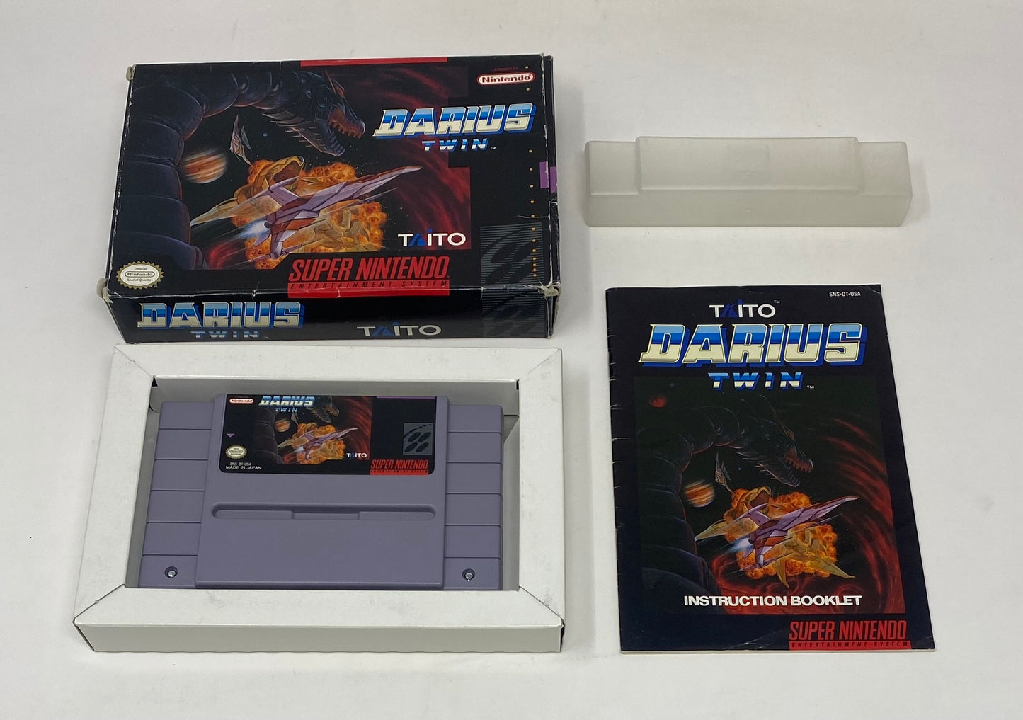 SNES Super Nintendo - Darius Twin - Complete