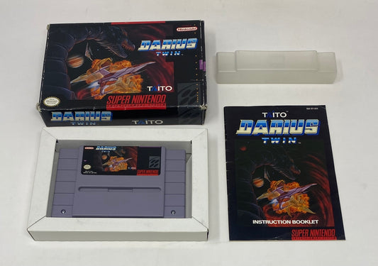 SNES Super Nintendo - Darius Twin - Complete