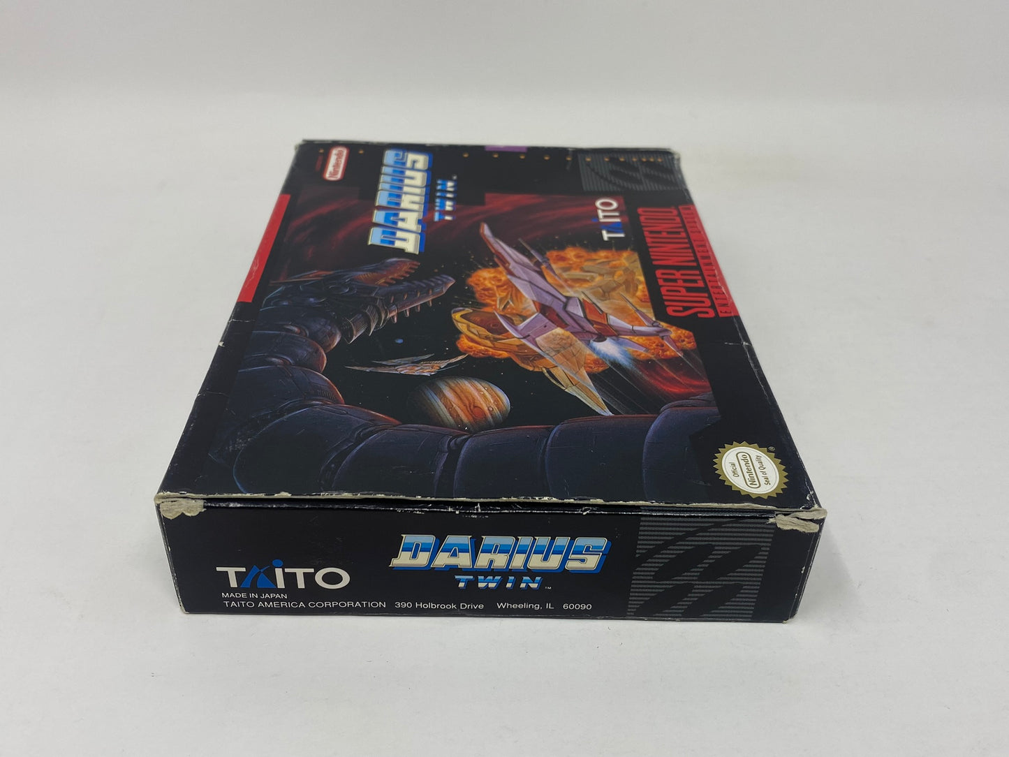 SNES Super Nintendo - Darius Twin - Complete