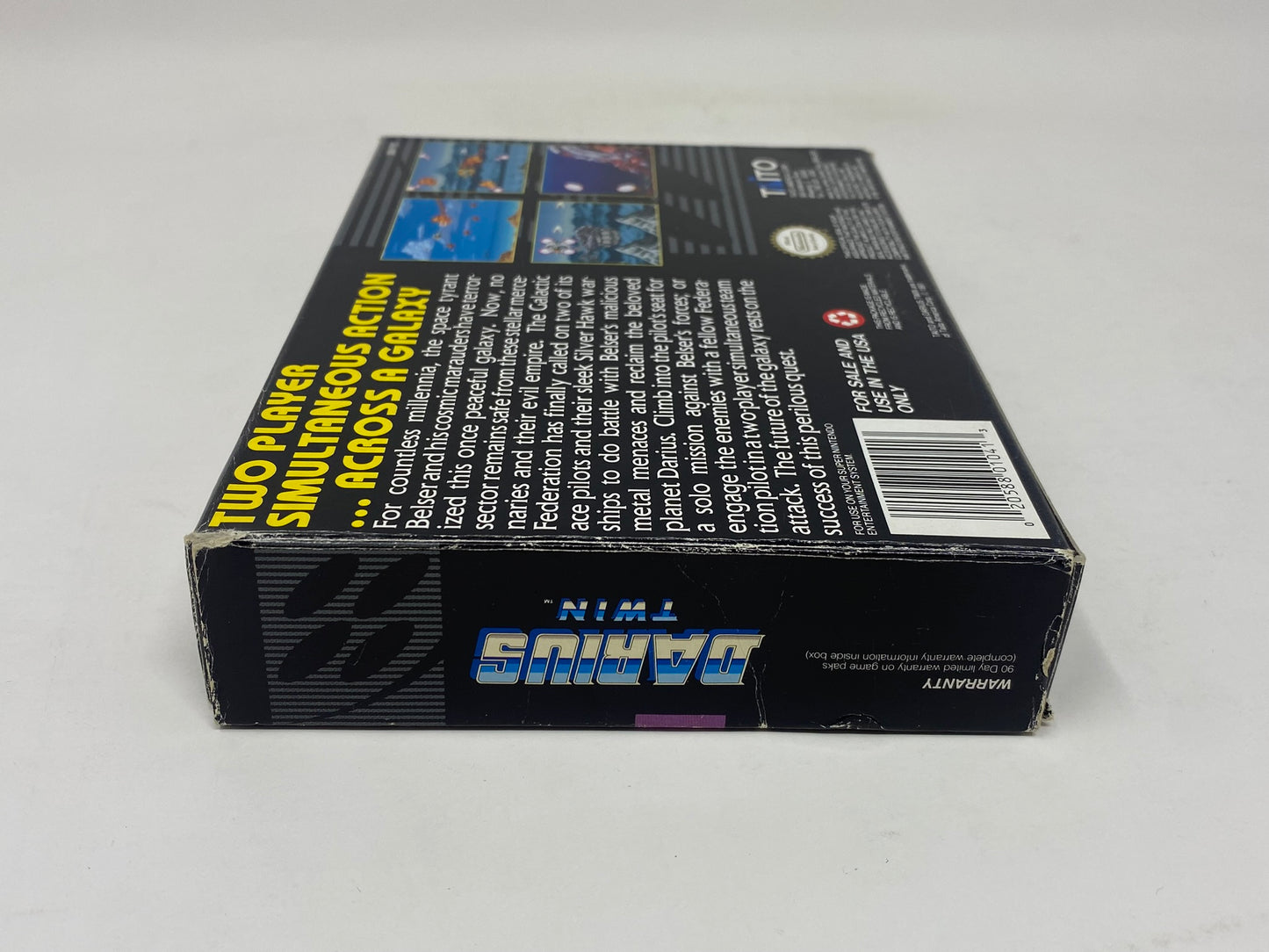 SNES Super Nintendo - Darius Twin - Complete