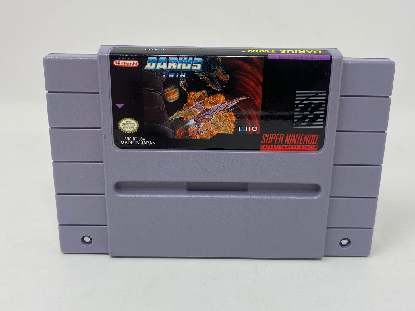 SNES Super Nintendo - Darius Twin - Complete