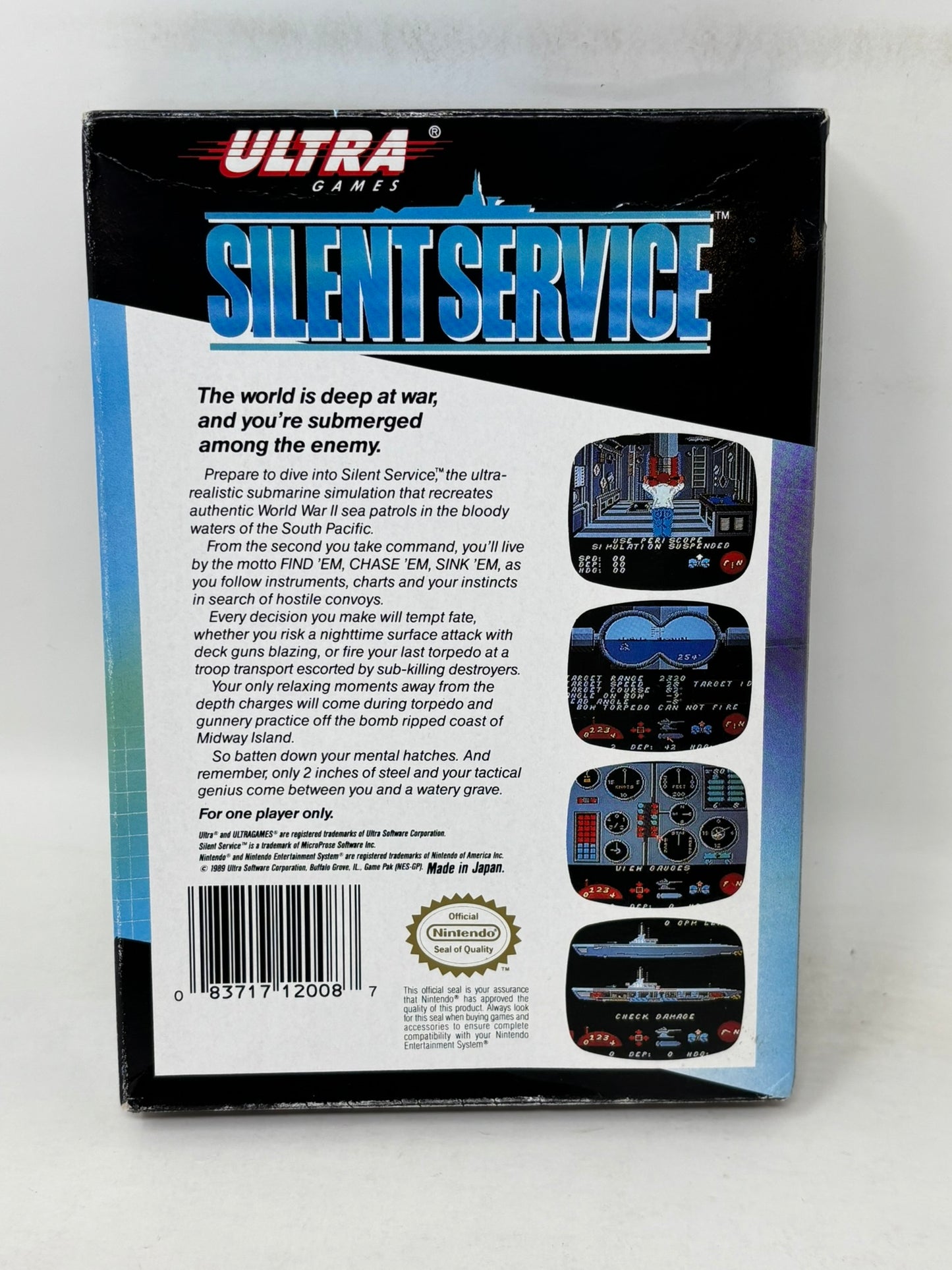 NES Nintendo - Silent Service - Complete