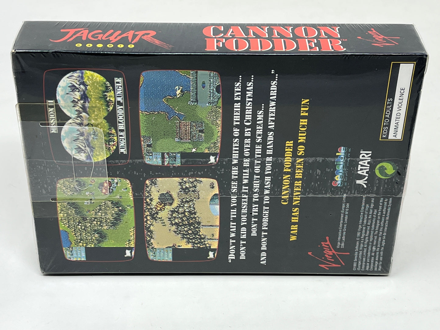 Atari Jaguar - Cannon Fodder - Sealed