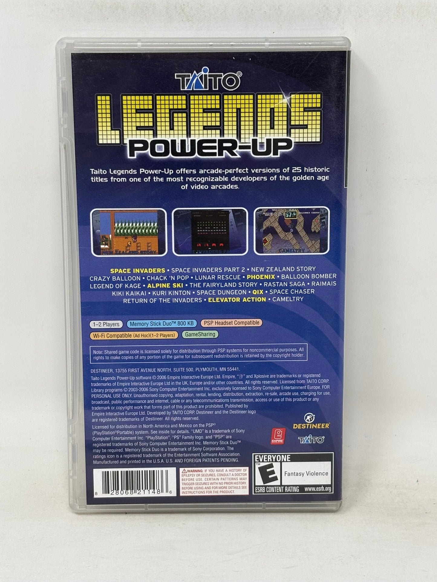 Sony PSP - Taito Legends Power Up - Complete