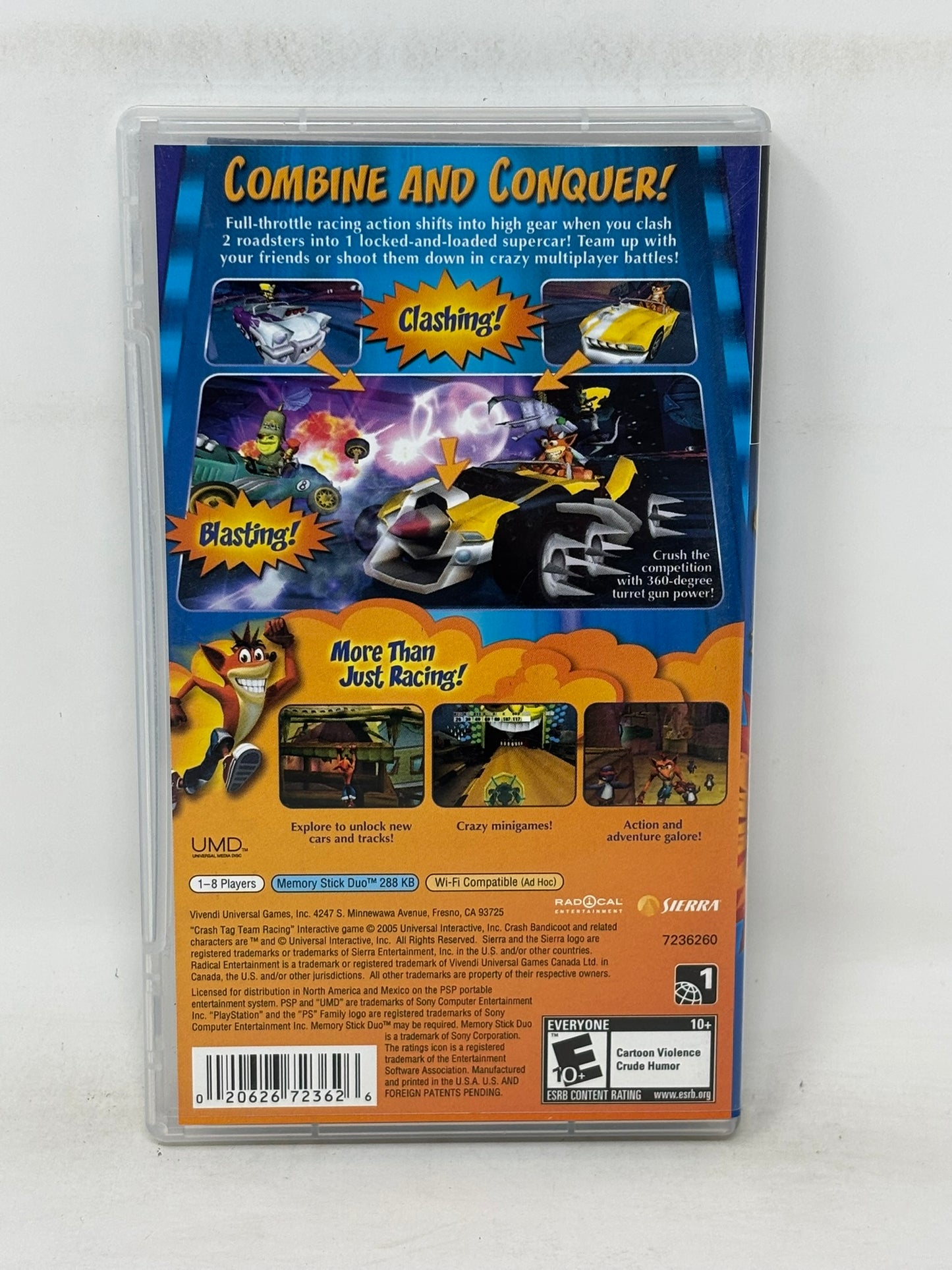 Sony PSP - Crash Tag Team Racing - Complete