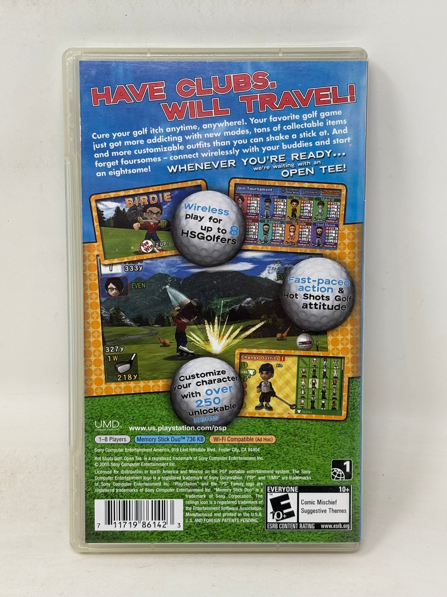 Sony PSP - Hot Shots Golf Open Tee