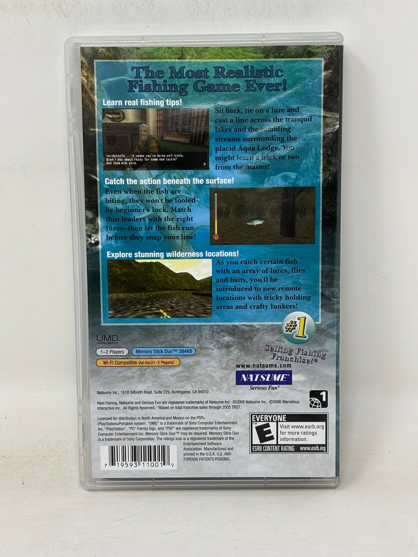 Sony PSP - Reel Fishing The Great Outdoors - Complete