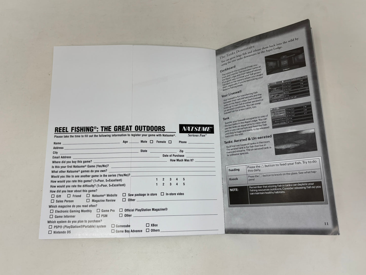 Sony PSP - Reel Fishing The Great Outdoors - Complete