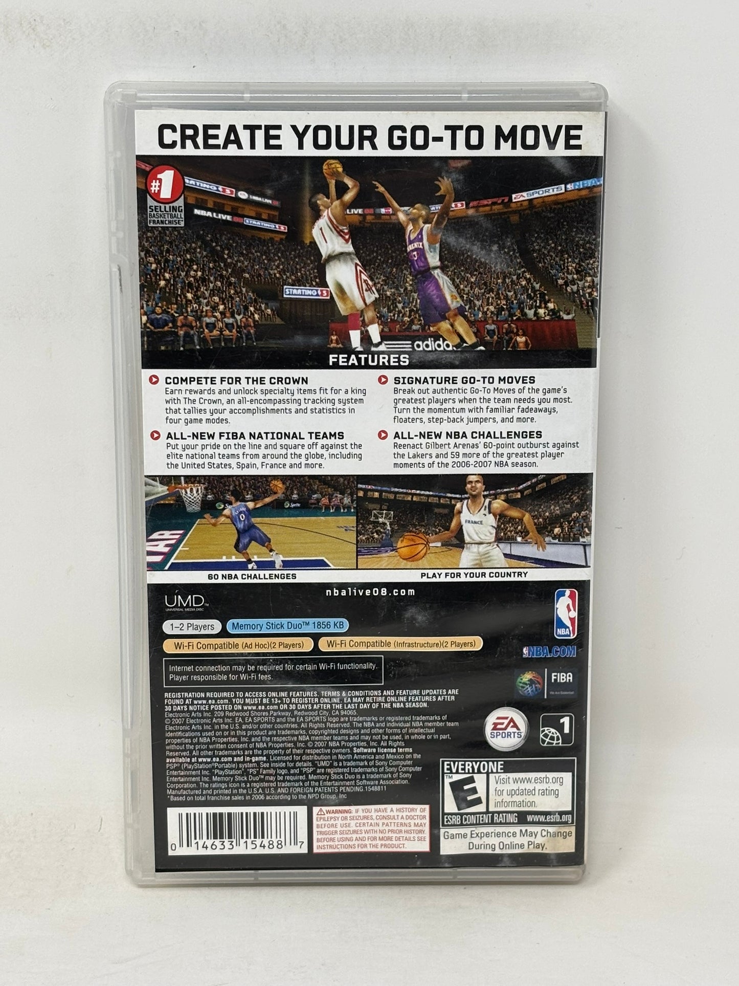 Sony PSP - NBA Live 08 - Complete