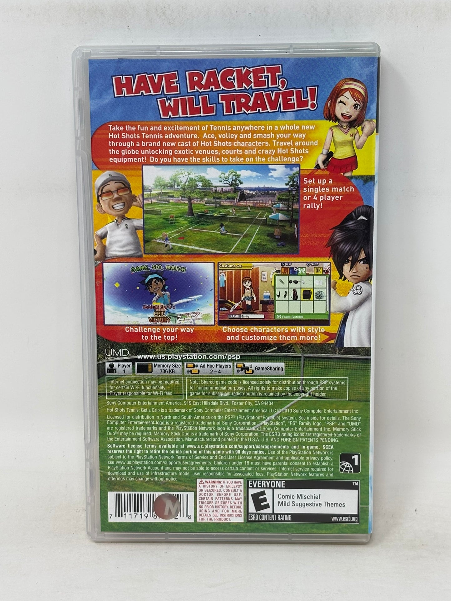 Sony PSP - Hot Shots Tennis: Get a Grip - Complete
